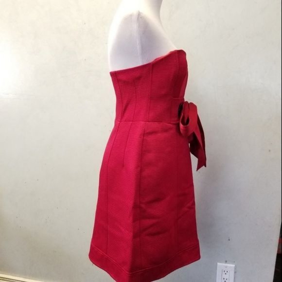 Nanette Lepore tube top Rhinestone detail dress women's size 2 (259) - Picture 9 of 13